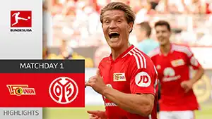 Union Berlin vs Mainz highlights della partita guardare