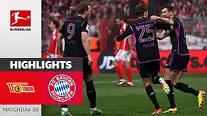 Union Berlin vs Bayern highlights della partita guardare