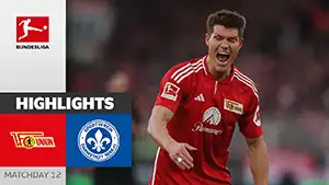 Goal Benedict Hollerbach 62 Minute Score: 1-0 Union Berlin vs Darmstadt 98 1-0