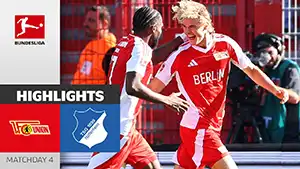 Goal Tom Rothe 4 Minute Score: 1-0 Union Berlin vs Hoffenheim 2-1