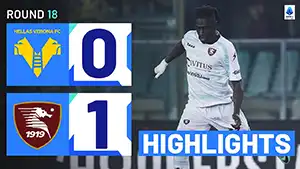 Verona vs Salernitana highlights della match regarder