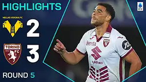 Verona vs Torino highlights della match regarder