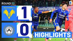 Tor Diego Coppola 90+3 Minute Stand: 1-0 Verona vs Udinese 1-0