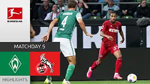 Gol Rafael Borré 38 Minuta Wynik: 1-1 Werder vs Köln 2-1