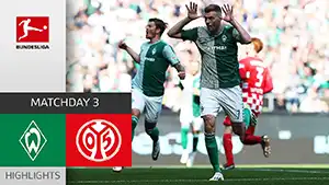 Werder vs Mainz reseña en vídeo del partido ver