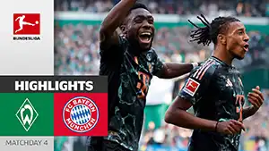 Werder vs Bayern highlights spiel ansehen