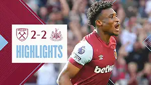 West Ham vs Newcastle Utd highlights della match regarder