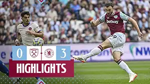 West Ham vs Chelsea highlights della partita guardare