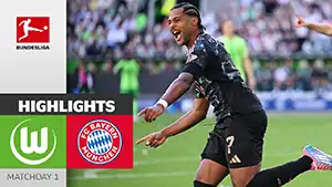 Gol Jamal Musiala 20 Minuto Puntaje: 0-1 Wolfsburg vs Bayern 2-3