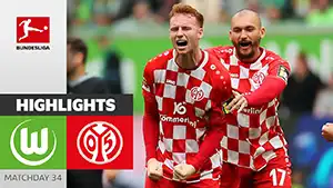 Wolfsburg vs Mainz reseña en vídeo del partido ver