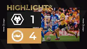 Gol Hwang Hee-chan 61 Minuta Wynik: 1-4 Wolverhampton vs Brighton 1-4