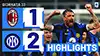 AC Milan vs Inter reseña en vídeo del partido ver