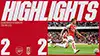 Arsenal vs Fulham highlights della partita guardare