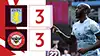 Aston Villa vs Brentford highlights della partita guardare