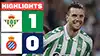 Betis vs Espanyol highlights match watch