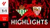 Betis vs Sevilla highlights della partita guardare