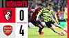 Bournemouth vs Arsenal highlights della partita guardare
