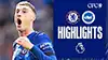 Chelsea vs Brighton reseña en vídeo del partido ver