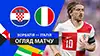 Croacia vs Italia reseña en vídeo del partido ver