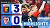 Genoa vs Cagliari highlights della partita guardare