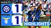 Inter vs Lazio reseña en vídeo del partido ver
