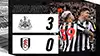 Newcastle Utd vs Fulham highlights della partita guardare