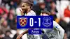 West Ham vs Everton highlights della partita guardare