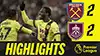 West Ham vs Burnley highlights della partita guardare